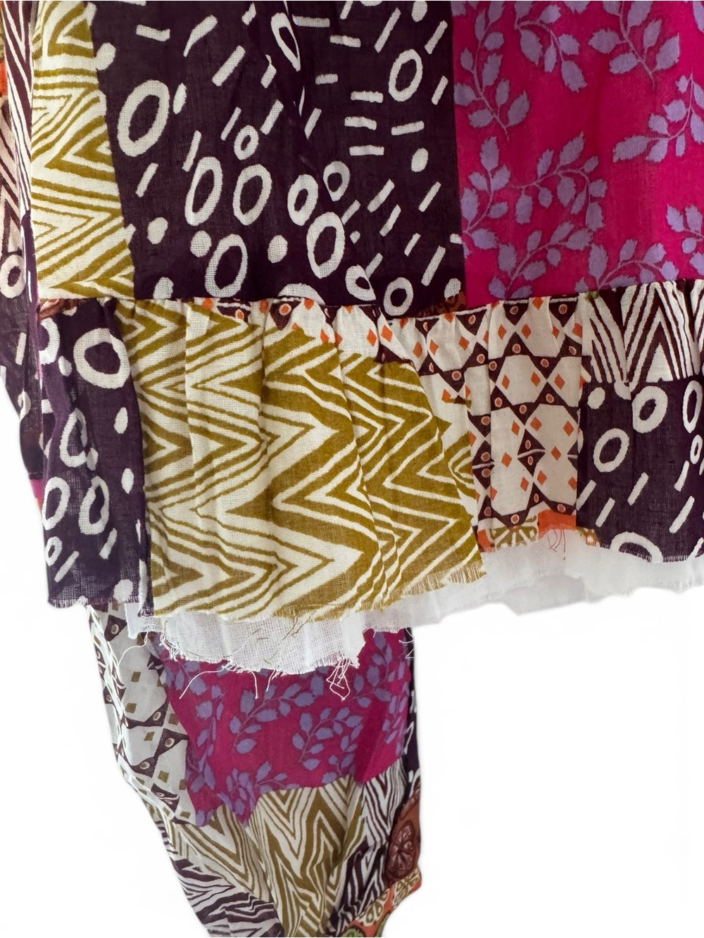 Fate Patchwork Ruffle-Collar Blouse - Picture 5 of 5
